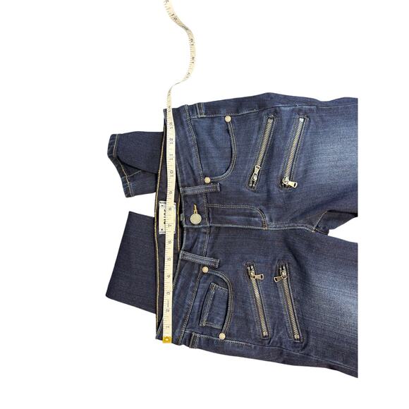 PAIGE Women's Edgemont Double Zip Blue Skinny Jean size 26 - Picture 6 of 6